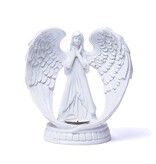 Theelichthouder staande engel