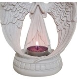 Theelichthouder staande engel