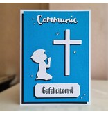 Wenskaart - Communie, gefeliciteerd (jongen)