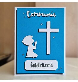 Kaart - Communie, gefeliciteerd (jongen)