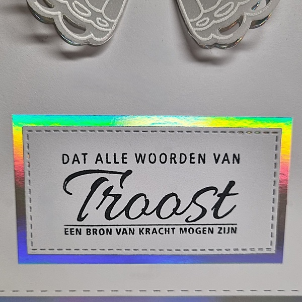 Wenskaart - Woorden van troost, een bron van kracht