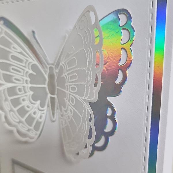 Wenskaart - Dat alle woorden van troost een bron van kracht mogen zijn (holografisch)