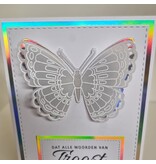 Wenskaart - Dat alle woorden van troost een bron van kracht mogen zijn (holografisch)