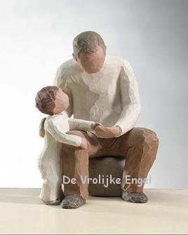 Willow Tree beeldje Grandfather (gevallen engeltje)