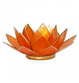 Lotus kaarshouder - oranje (gevallen engeltje)