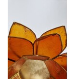 Lotus kaarshouder - oranje (gevallen engeltje)