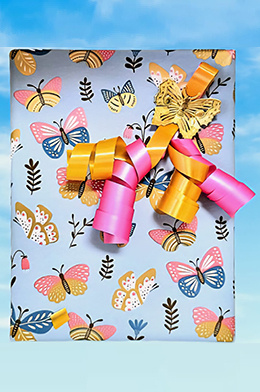 Inpakpapier vlinders