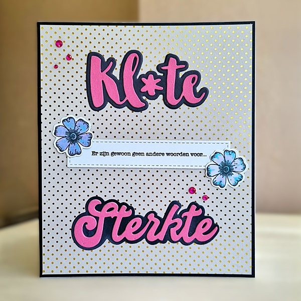 Wenskaart - Kl*te, er zijn gewoon geen andere woorden voor, sterkte