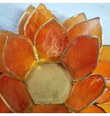 Lotus kaarshouder - oranje (gevallen engeltje)