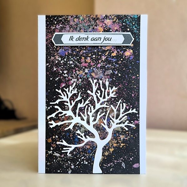 Wenskaart - Ik denk aan jou (boom)