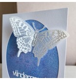 Wenskaart - Vlindergroet, voor jou