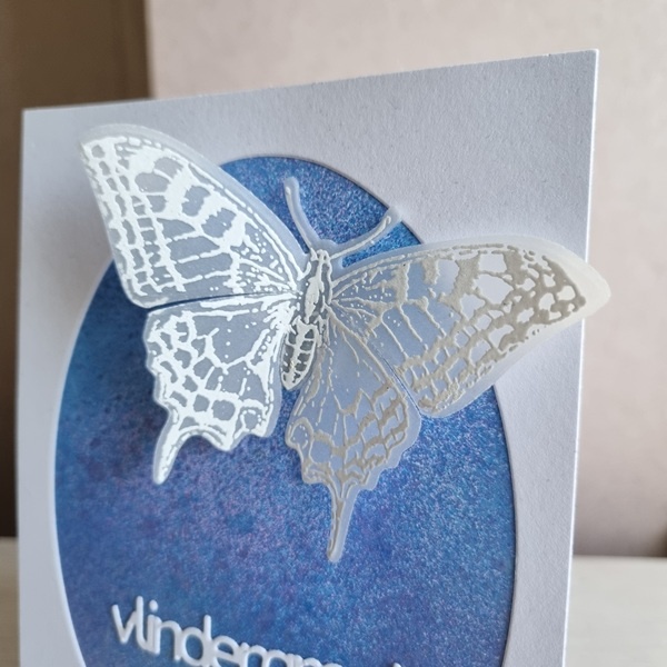 Wenskaart - Vlindergroet, voor jou