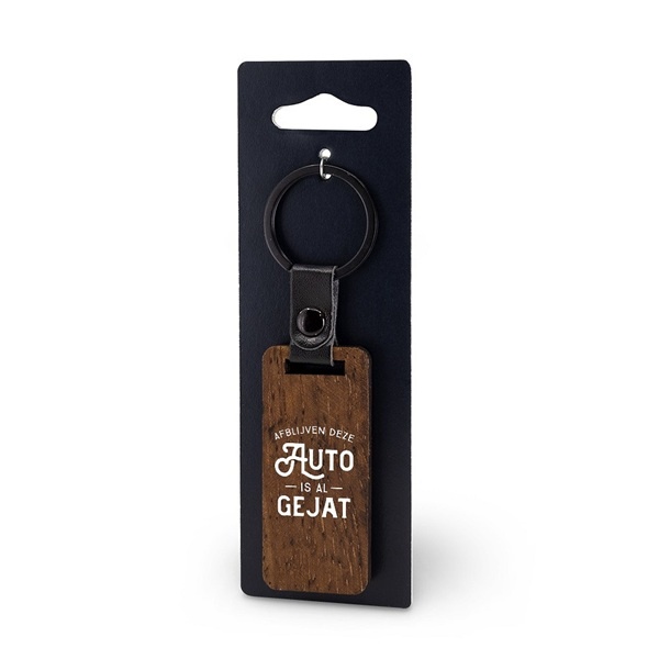 Sleutelhanger -  Afblijven! Deze auto is al gejat