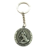 Christoffel muntje sleutelhanger