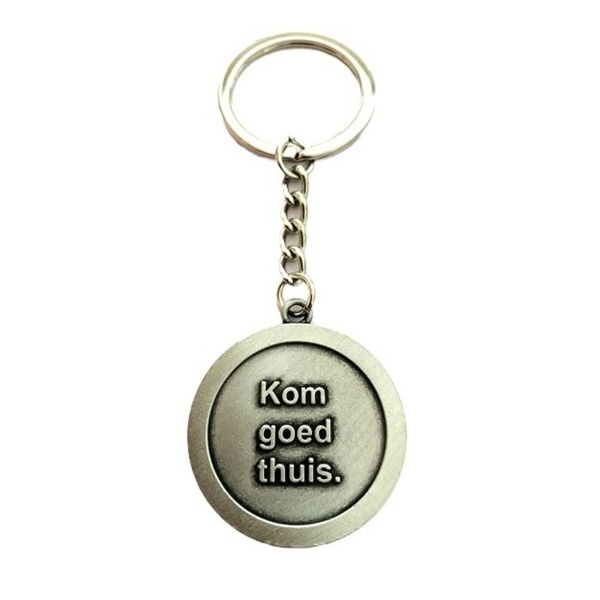 Christoffel muntje sleutelhanger