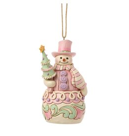 Sweets Snowman with Tree Hanging Ornament