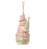 Sweets Snowman with Tree Hanging Ornament - kersthanger