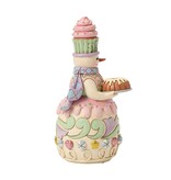 Sweets Snowman with Bunt Cake