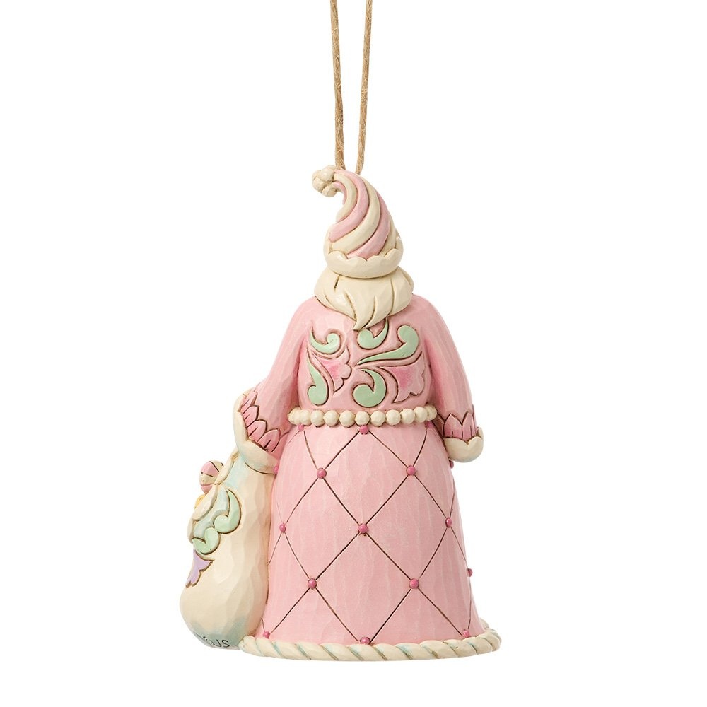 Sweets Santa with a Bag of Candy Hanging Ornament