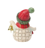 Jim Shore Mini Snowman Holding Bell