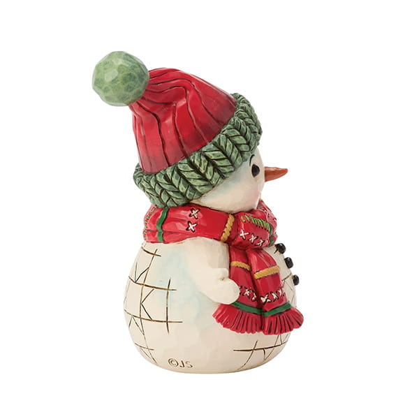 Jim Shore Mini Snowman Holding Bell