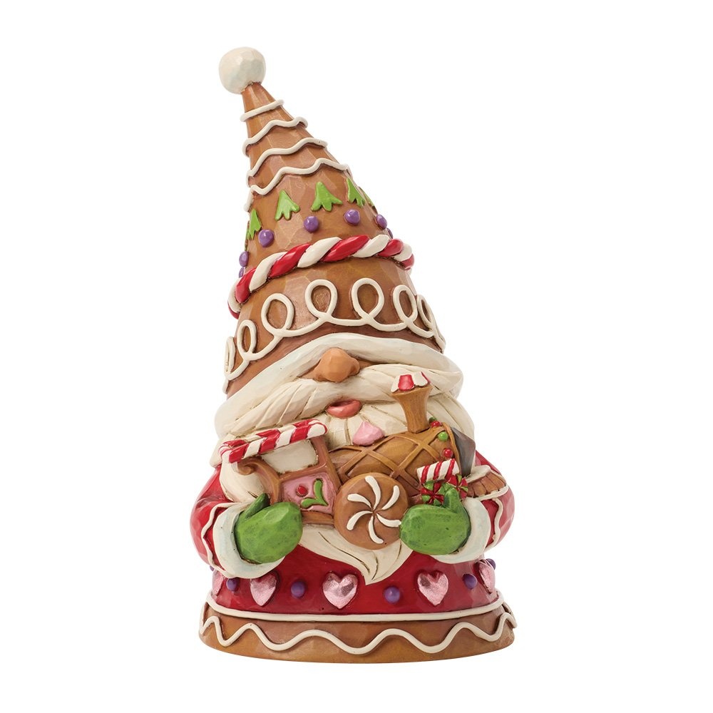 Jim Shore Gingerbread Gnome with Train