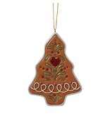 Jim Shore Gingerbread Cookie Cutter Santa Hanging Ornament - kersthanger