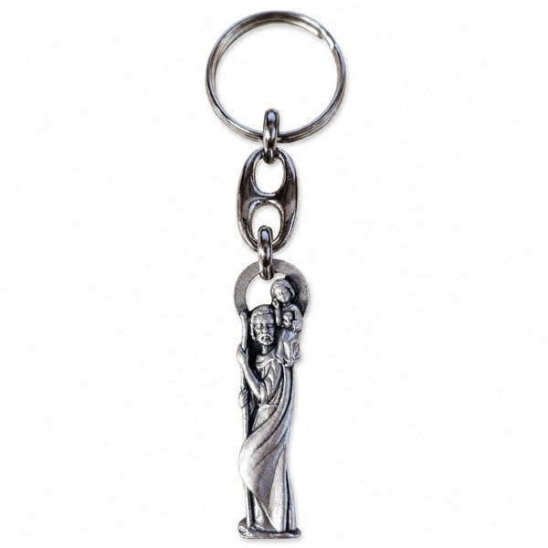 Christoffel sleutelhanger beeldje