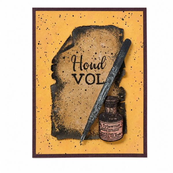 Wenskaart - Houd vol (vintage)