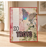 Wenskaart - Zo trots met holo-vlinder