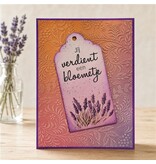 Wenskaart – Jij verdient een bloemetje (lavendel)