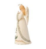 Jim Shore White Woodland Angel with Dove