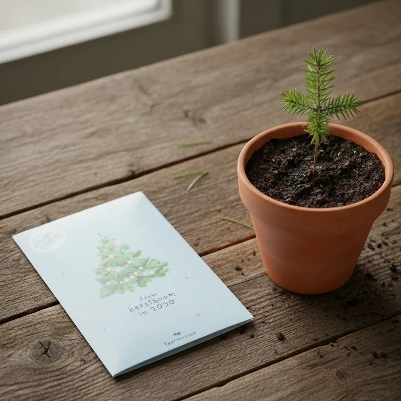 Jouw kerstboom in 2030 met sparrenzaad