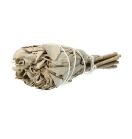 Smudgestick witte salie 10 cm  (1 stuk!)