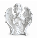 Beeld engel met vogel in de hand (prijs per stuk!)