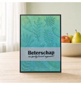 Kaart -  Beterschap (relief bladpatroon)
