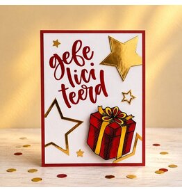 Kaart -  Gefeliciteerd (bewegend cadeautje)