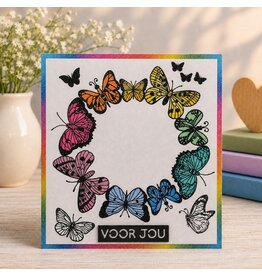 Kaart - Regenboog vlinders (voor jou)