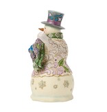 Jim Shore Purple Snowman - Sneeuwman