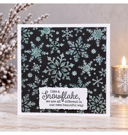 Kerstkaart - like a snowflake