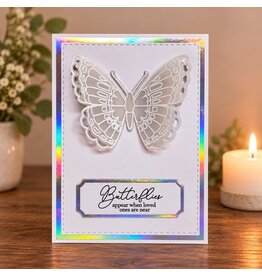 Kaart vlinder - butterflies appear