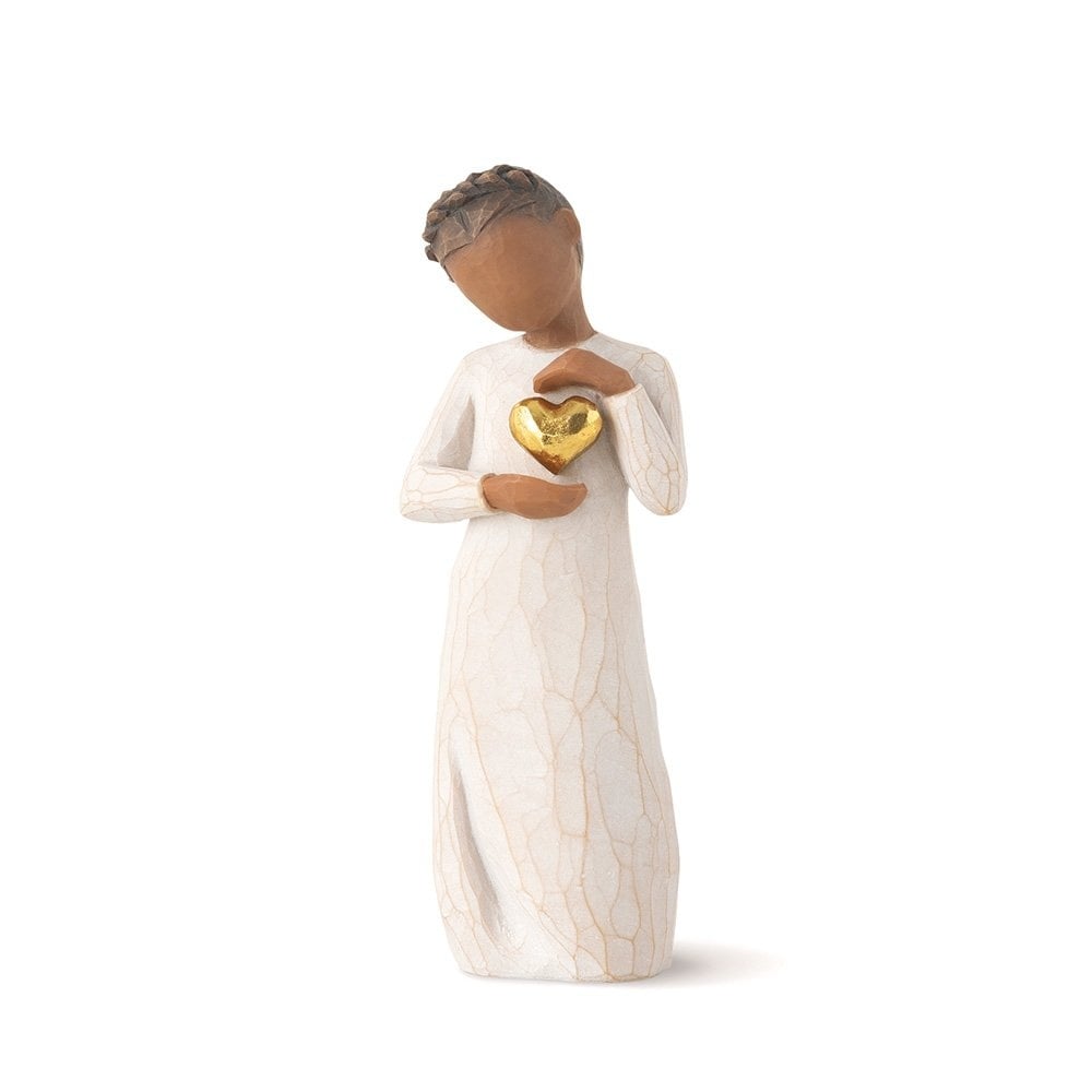 Willow Tree beeldje Keepsake - Darker skin and hair