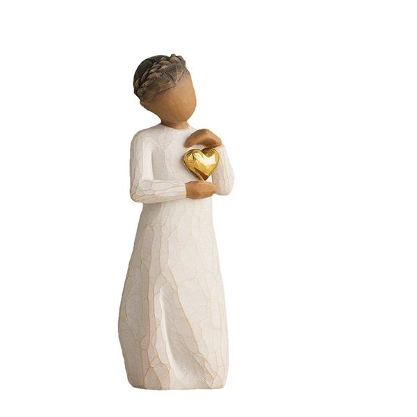 Willow Tree beeldje Keepsake - Darker skin and hair