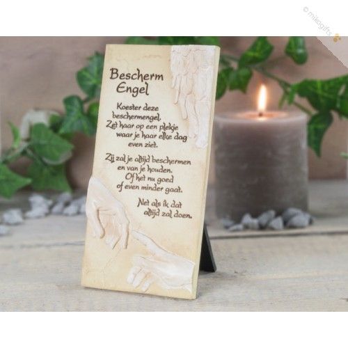 Arts in Stone tegel - Beschermengel