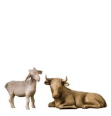 Willow Tree kerstbeeldje De Os en Geit (Ox and Goat)