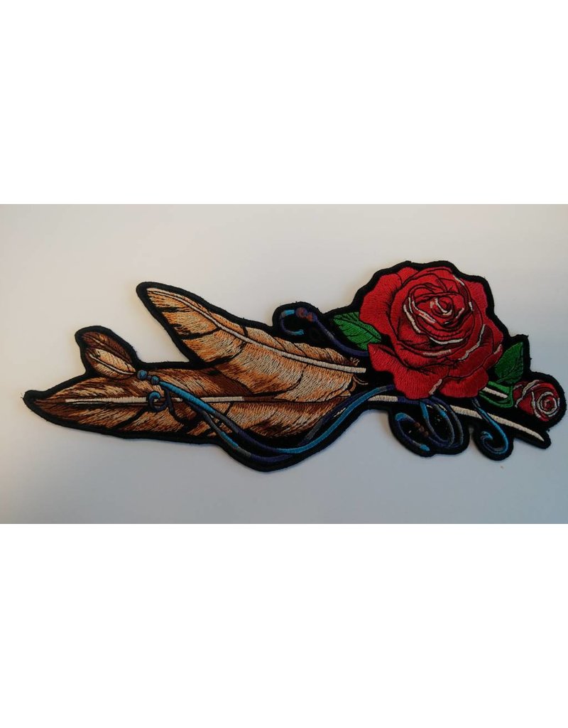 badgeboy Rose and Feather