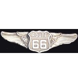 Route 66 pin winged