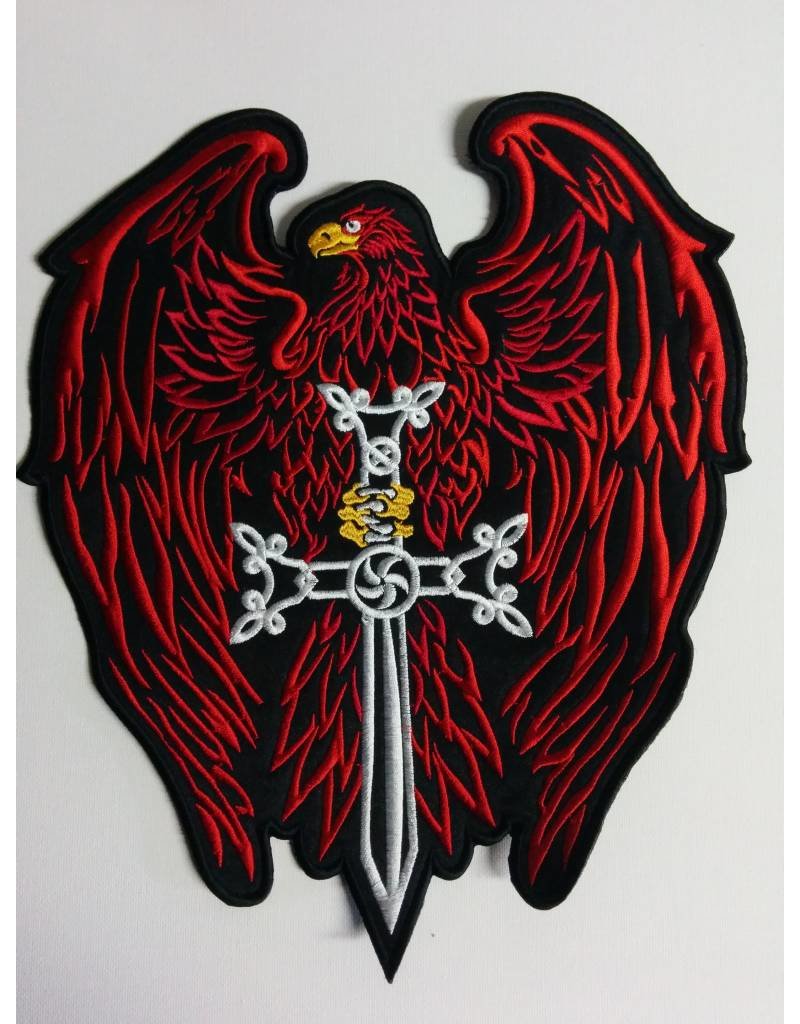 Eagle with Sword red