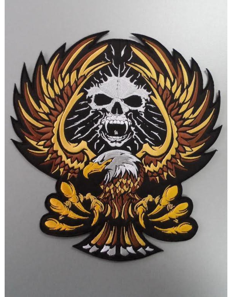 Eagle with Skull Gold