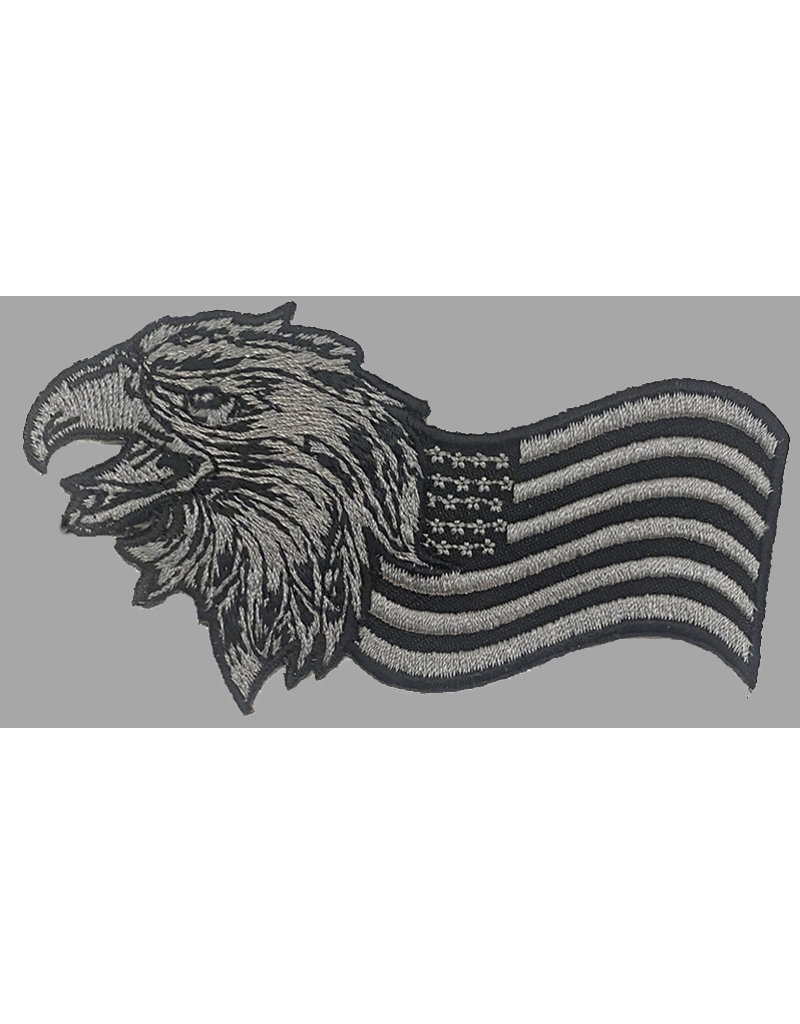 Badgeboy Eagle with flag black